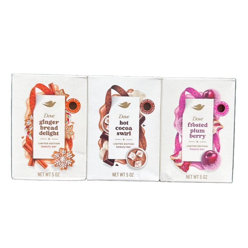 Dove Holiday Treats‎ Beauty Bar Limited Edition Variety Pack 5 oz